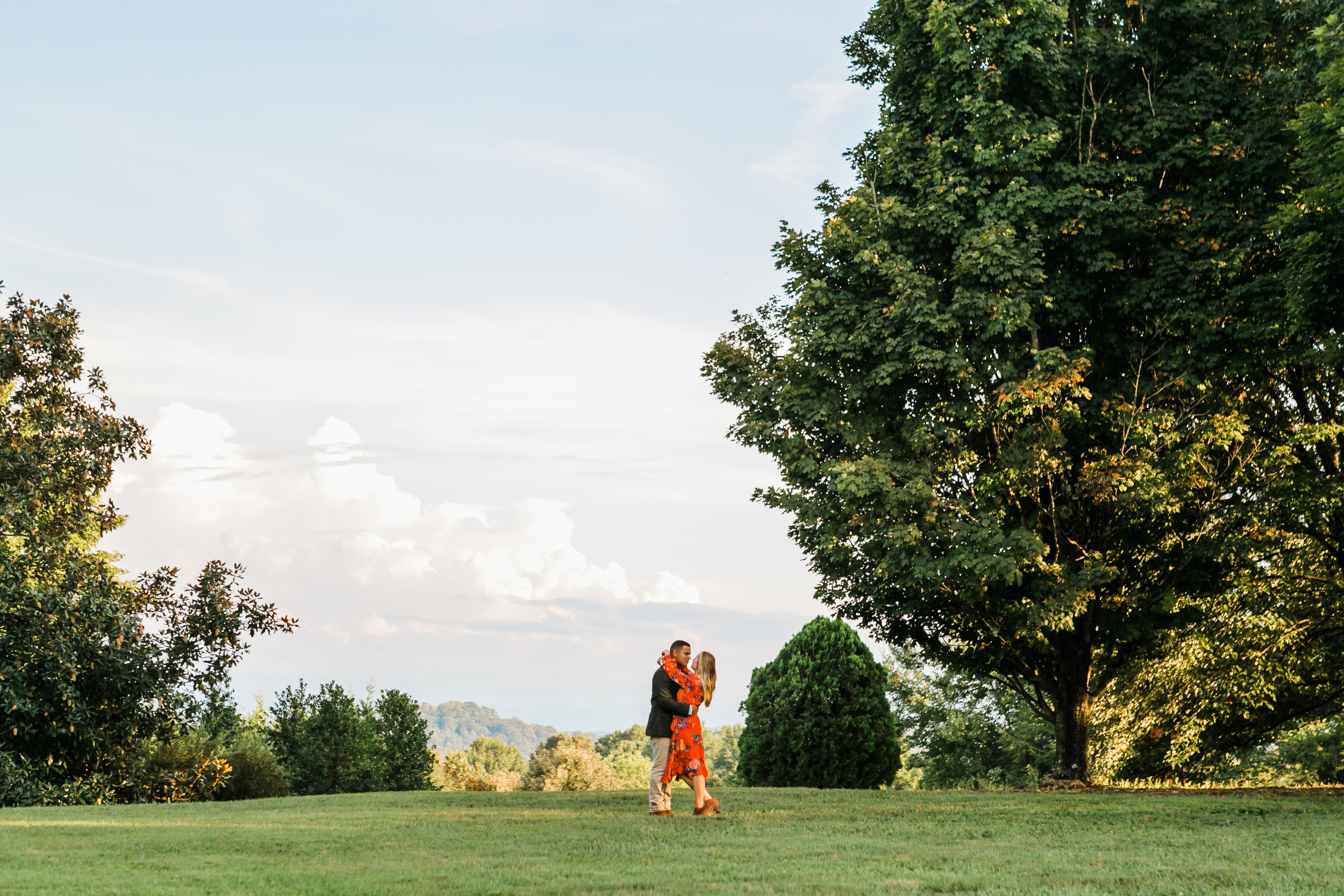 Knoxville engagement photographer bright colors