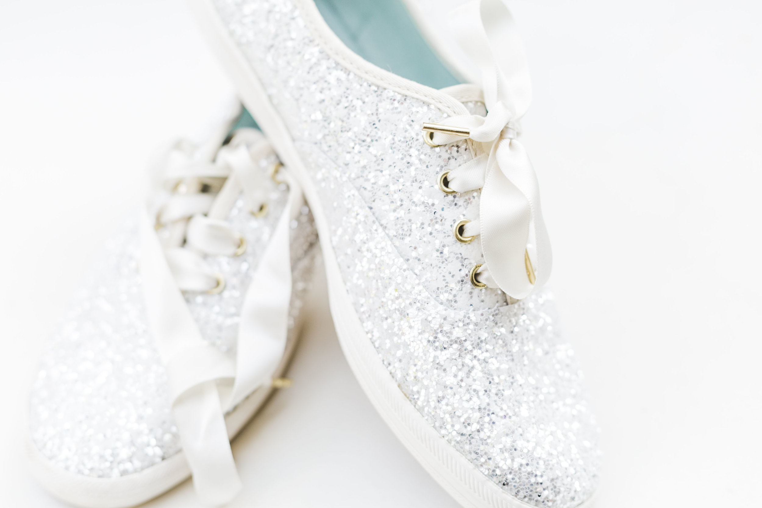 kate spade bridal shoes glitter 